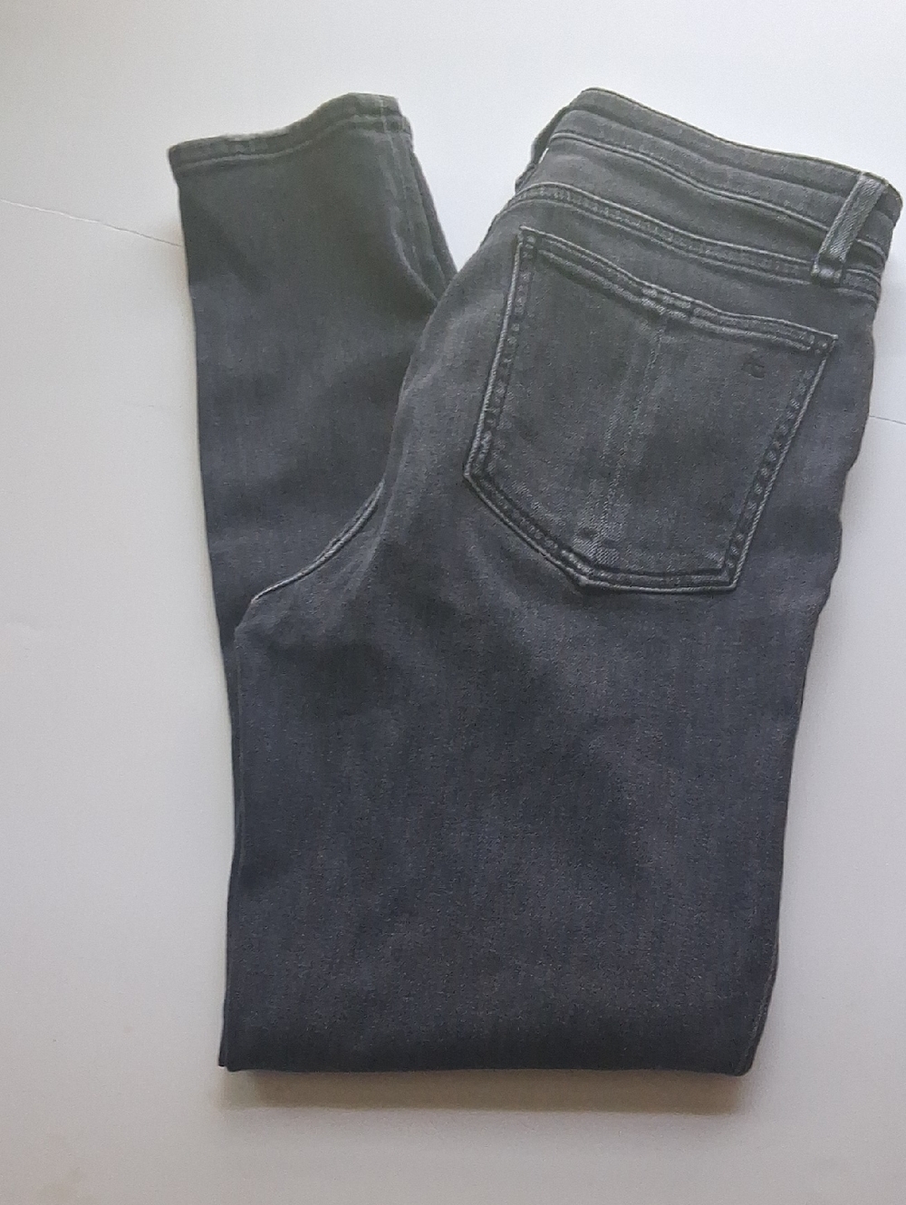 rag & bone  New York NINA HIGH-RISE ANKLE SKINNY. Black  Skinny Jeans